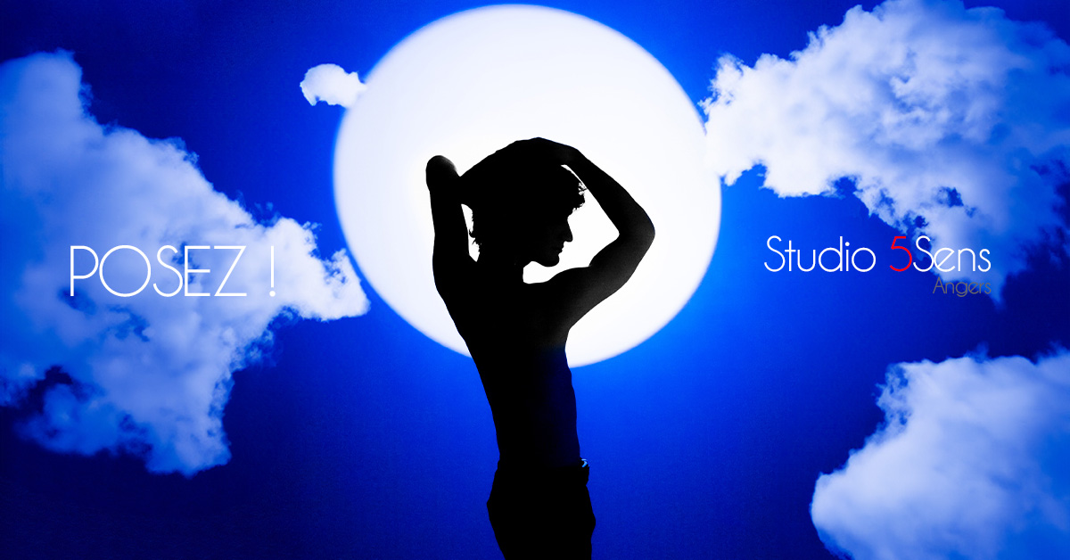 Séance photo créative avec éclairage